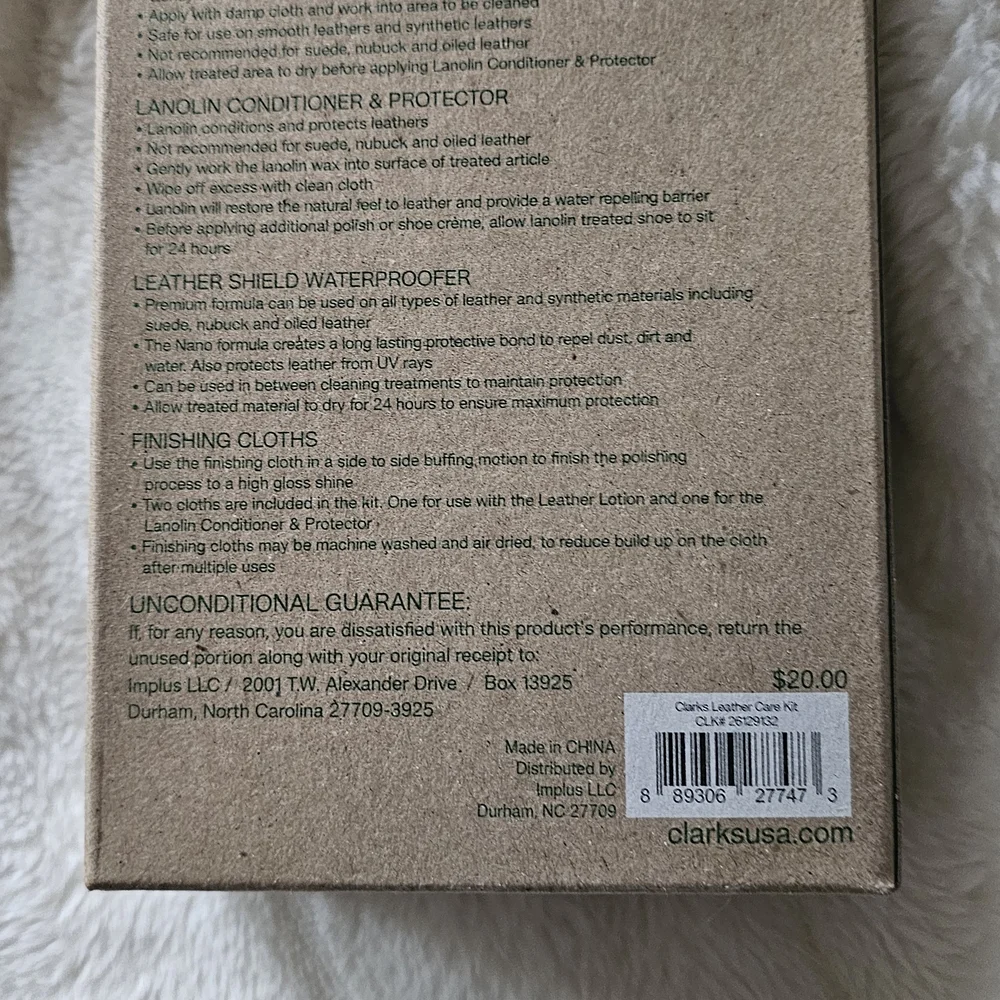 Clarks Premium Leather Care Kit - Brown